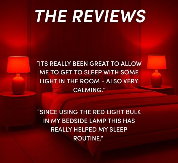 Nightfall Sleep Red Bulb - Small Screw