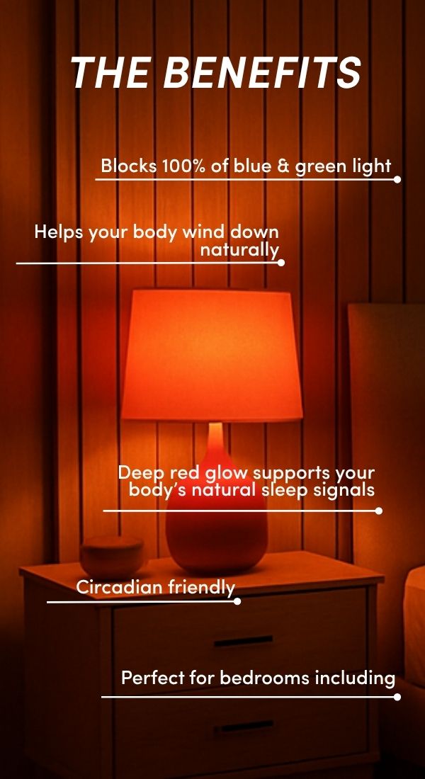 Nightfall Sleep Red Bulb - Small Screw