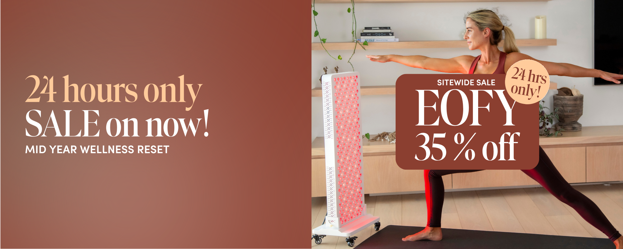 EOFY sale, 35 percent off sitewide for 24 hours only